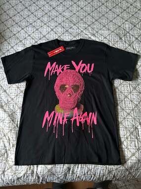 Headgear Classics Make You Mine Again Graphic T-Shirt Black Size Large